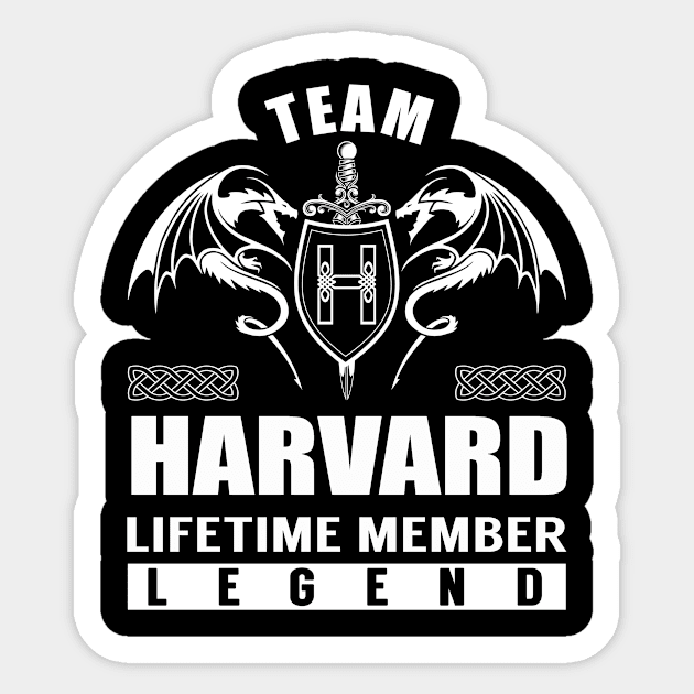 Team HARVARD Lifetime Member Legend Sticker by Lizeth